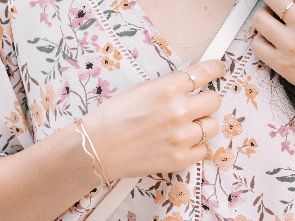 Bangle Stack: Wavy & Smooth - Laurel Elaine Jewelry