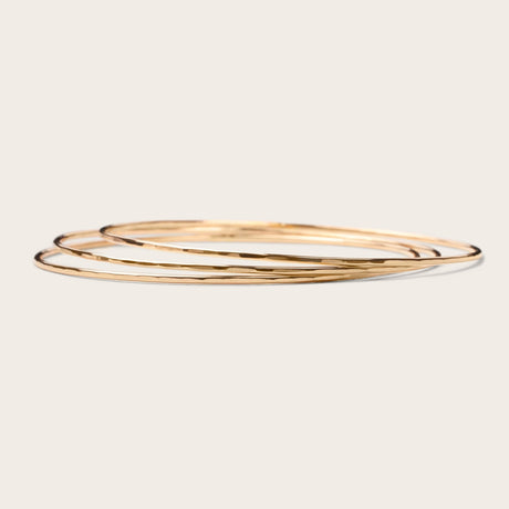 Classic Gold Bangle Set - Laurel Elaine Jewelry
