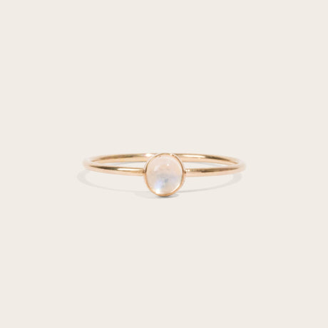Rainbow Moonstone Ring - Laurel Elaine Jewelry