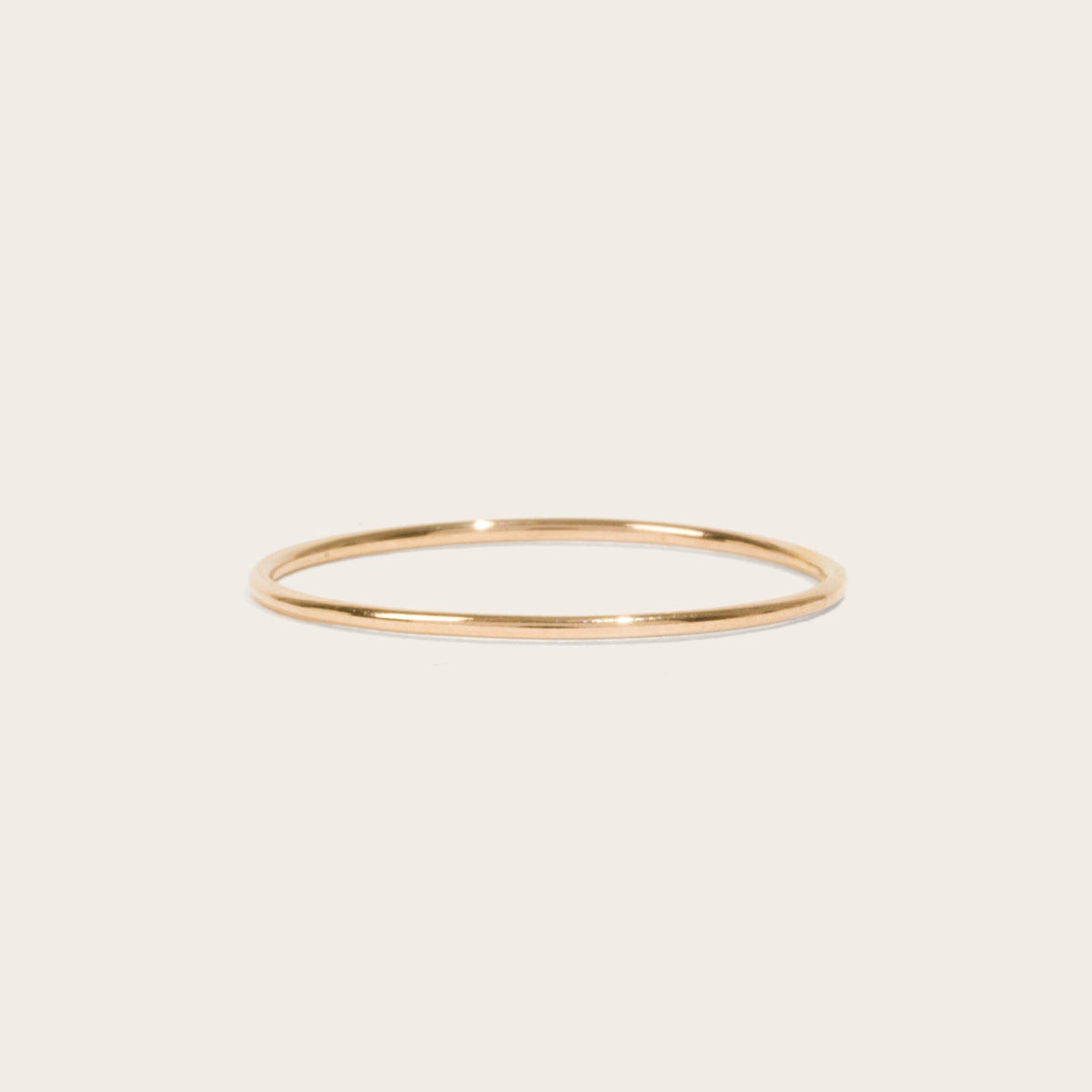 Ultra Thin Smooth Gold Ring – Laurel Elaine Jewelry