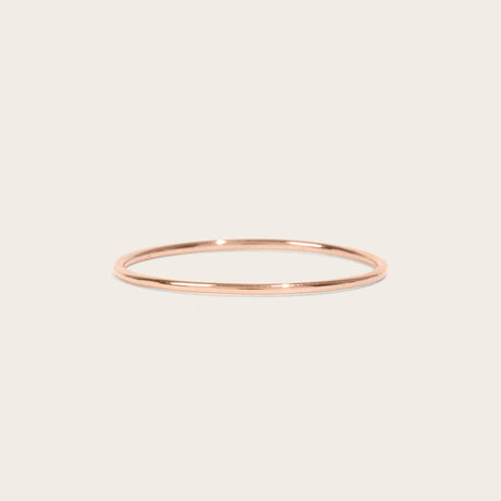Ultra Thin Rose Gold Ring - Laurel Elaine Jewelry
