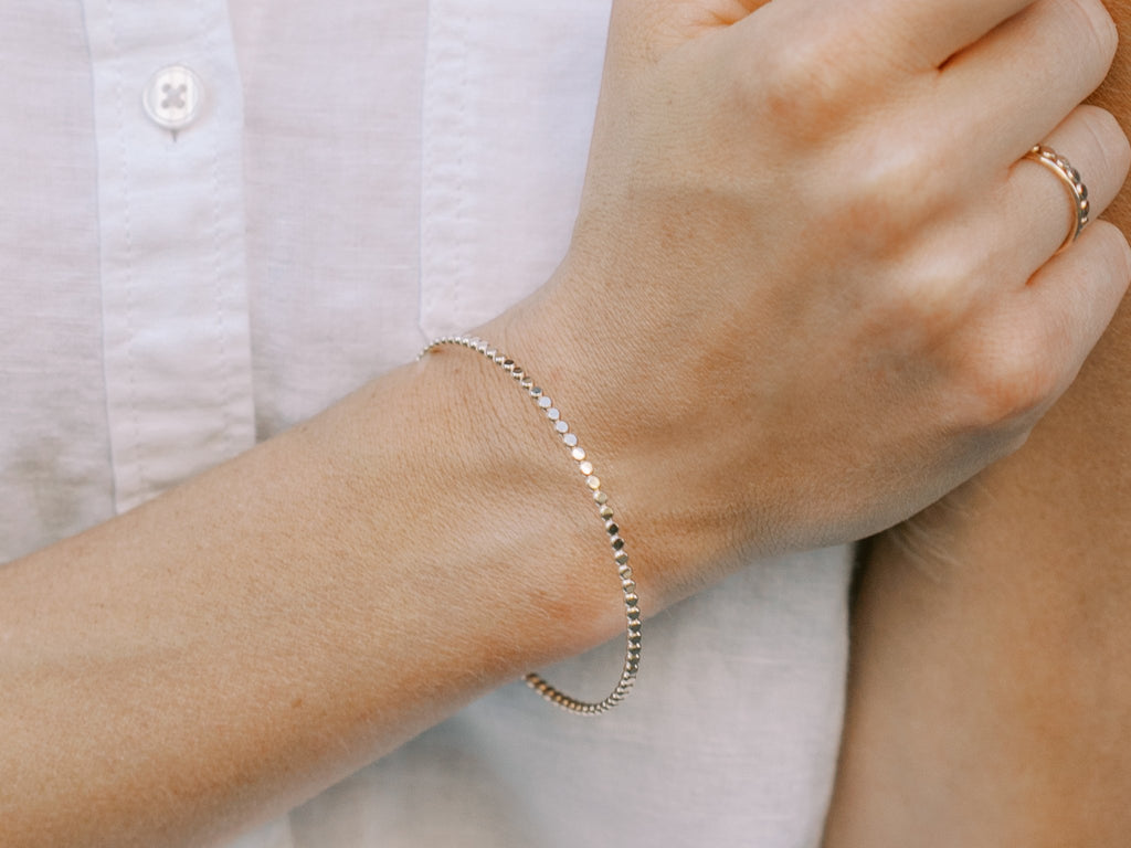 Beaded Bangle - Laurel Elaine Jewelry