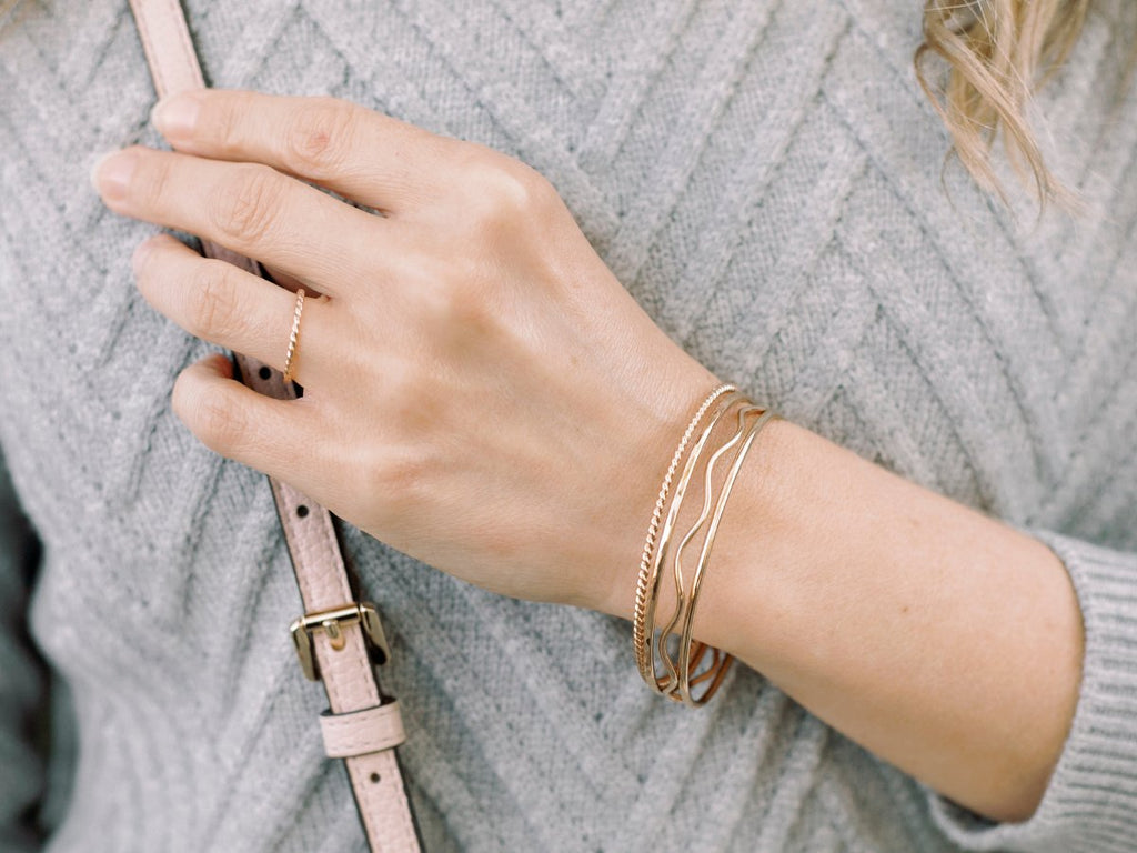 PREORDER | Celeste Bangle Stack - Laurel Elaine Jewelry