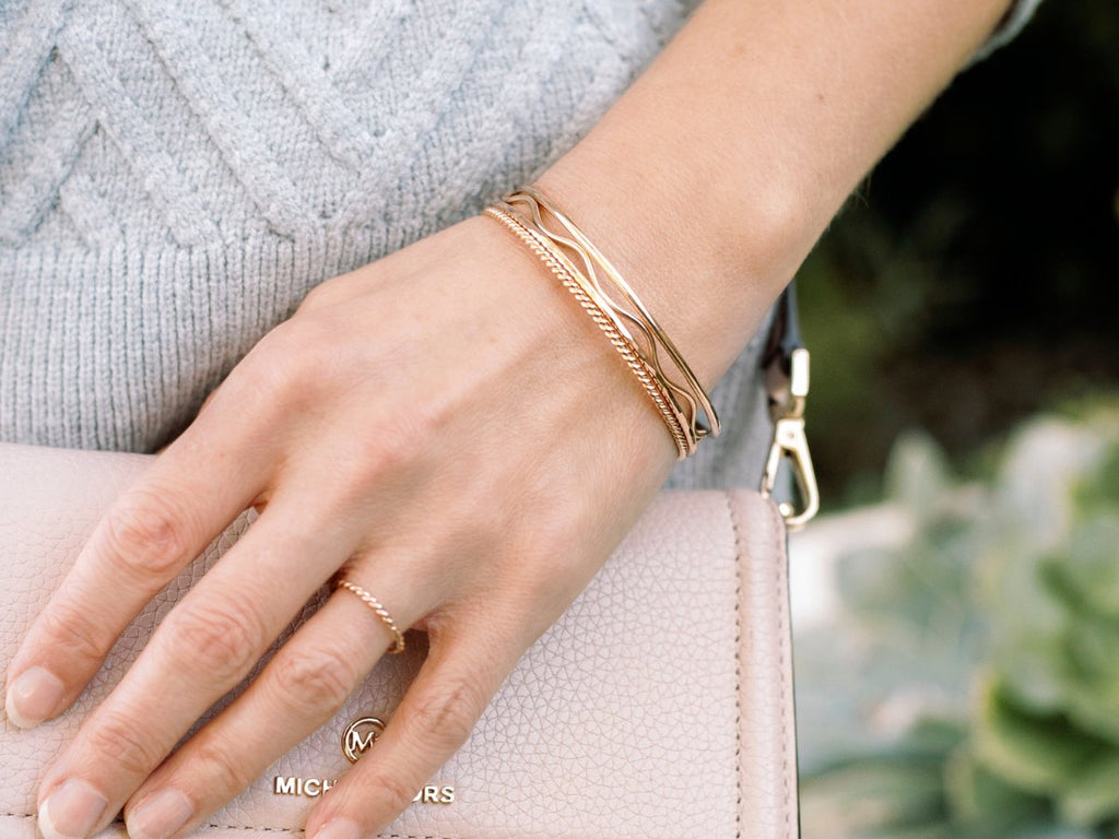PREORDER | Celeste Bangle Stack - Laurel Elaine Jewelry