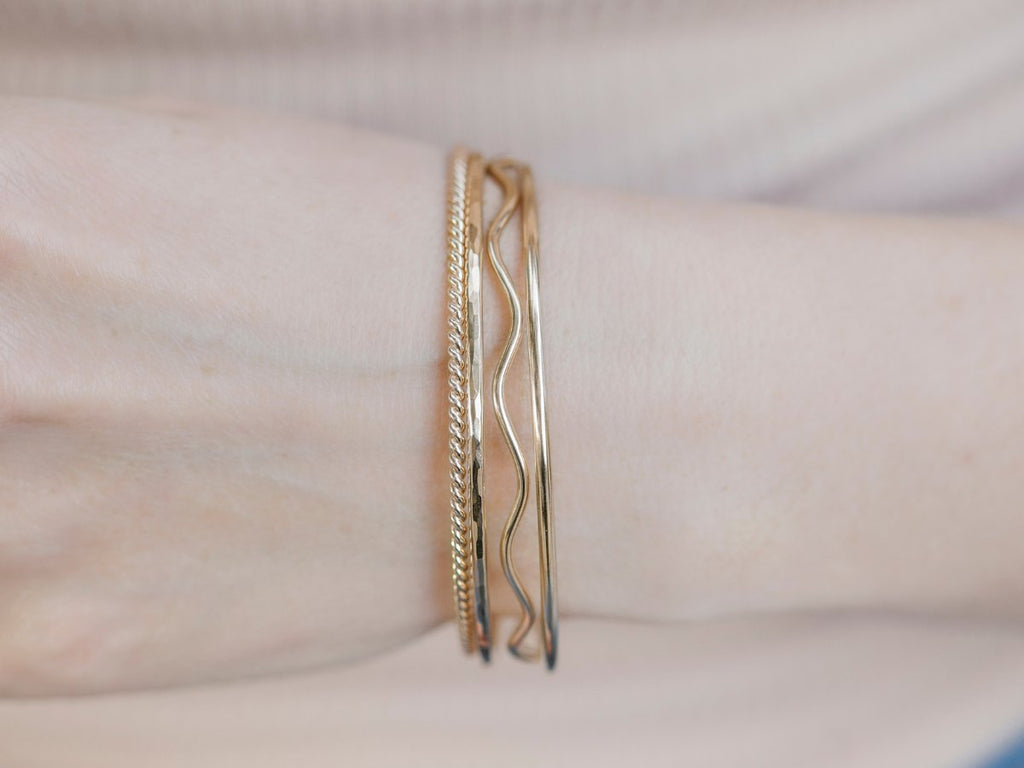 PREORDER | Celeste Bangle Stack - Laurel Elaine Jewelry