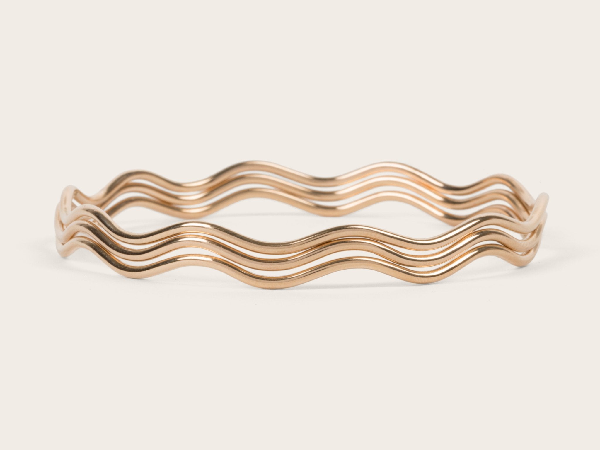Wavy Bangles – Laurel Elaine Jewelry
