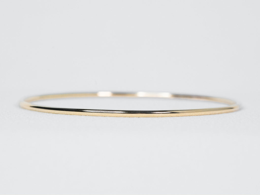 Thick Gold Bangles - Laurel Elaine Jewelry