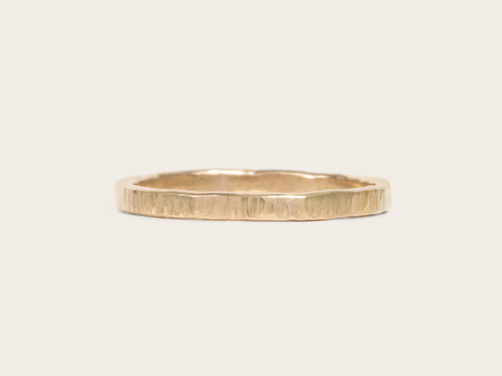 Thick Gold Sparkle Ring - Laurel Elaine Jewelry