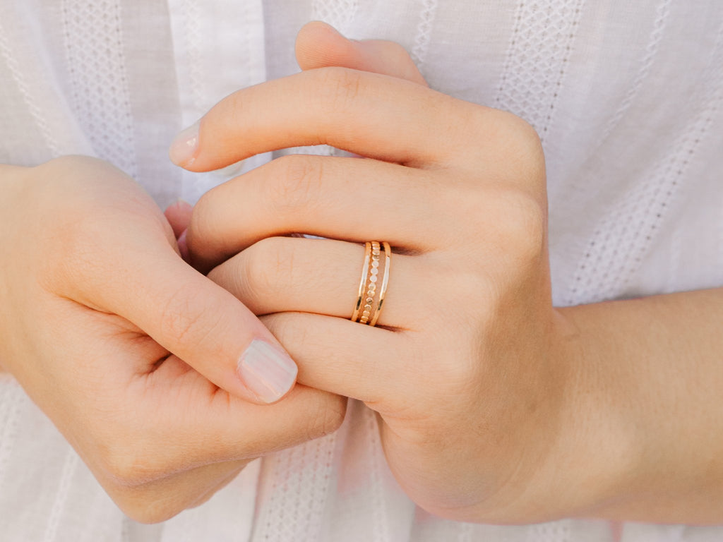 Thin Gold Ring - Laurel Elaine Jewelry