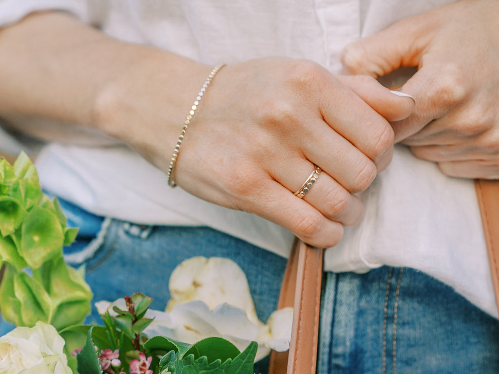 Thin Gold Ring - Laurel Elaine Jewelry