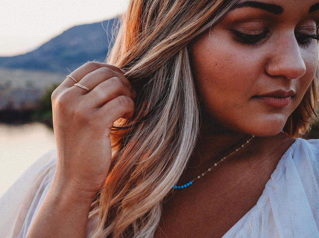 Ultra Thin Gold Stacking Ring - Laurel Elaine Jewelry