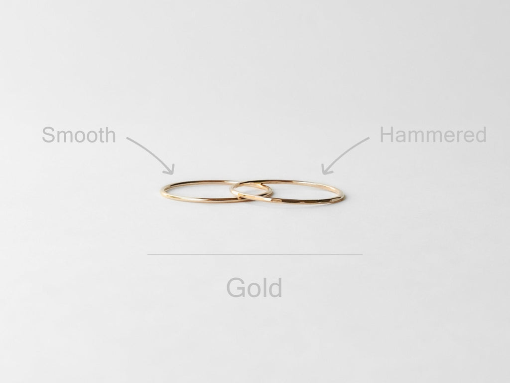 Ultra Thin Gold Stacking Ring - Laurel Elaine Jewelry